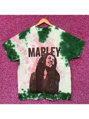 Bob Marley One Love Jamaican Reggae Poster Tie Dye 1X